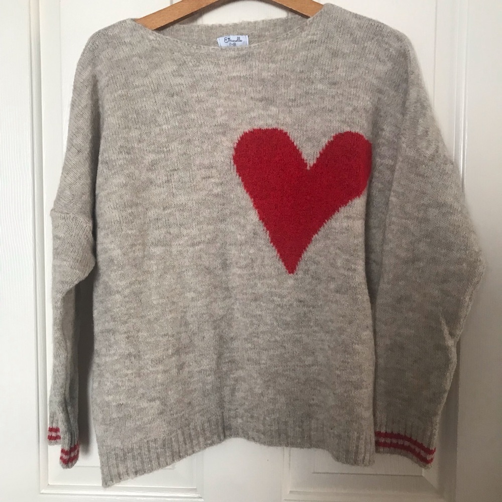 Eternelle Italian Wool Blend Knit Sweater Beige  Size XL